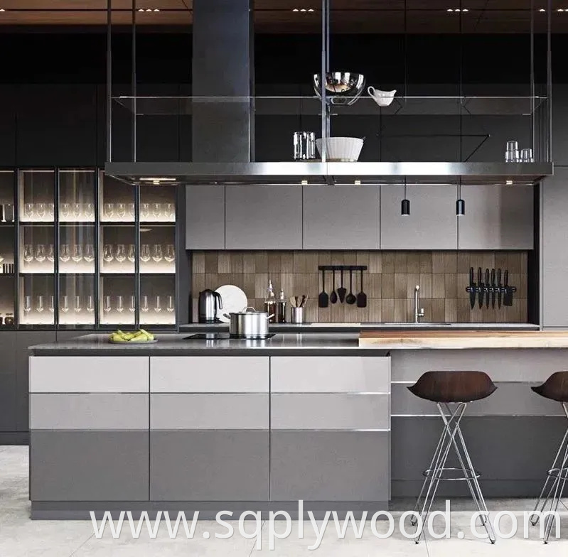 Pet Laminated MDF Board Sublimation MDF Board UV Boards High Glossy Pet Laminated Particleboard for Kitchen Cabinet Fancy MDF PVC Coated Plywood Pet Board